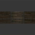 Wooden Spliced Planks Decorative Panel With Natural Texture And Crafted Design
