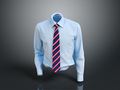 modern shirt tie white collar shirt model