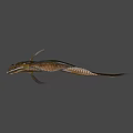 Delicious Fresh Brown Green Spotted Fish With Textured Body And Fins