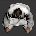 Man In White Judo Uniform Sitting Cross Legged On Dark Background With Beard
