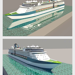 Modern Cruise 3d model