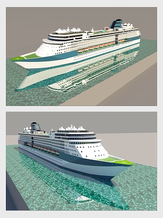 Modern Cruise 3d model