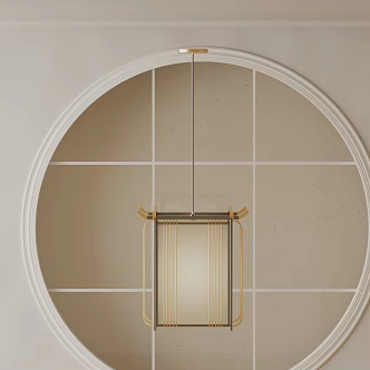 Modern chandelier 3d model