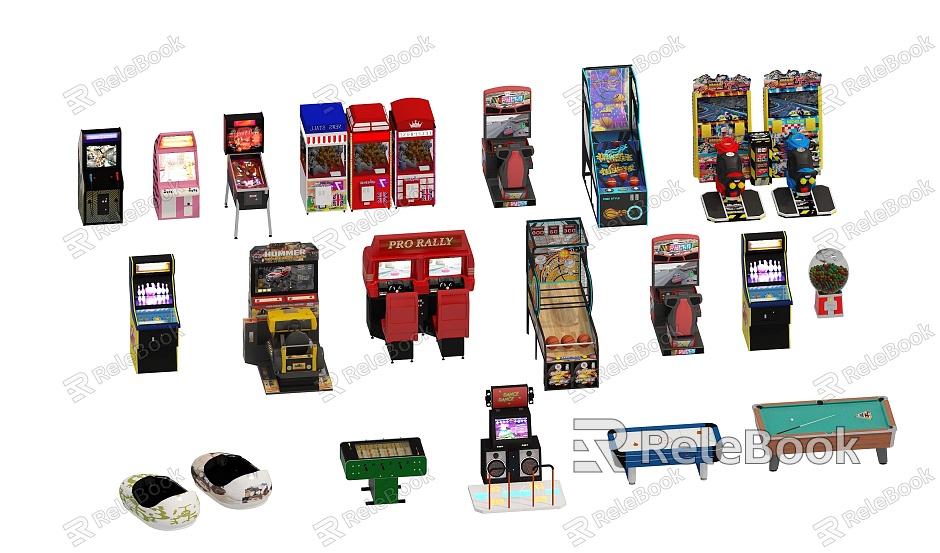 Game machine video game city billiard table doll machine model