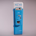 Retro Blue Coca-Cola Commercial Vending Machine With Classic Design For Business Use