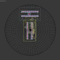 Shopping Mall Elevator Aisle With Glass Skylight Multiple Floors Escalators and Greenery