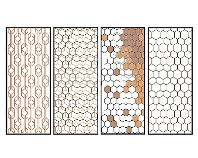 Light luxury partition 3d model