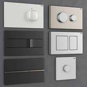 Modern Switch Panel 3d model