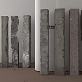 Modern Columns Concrete Columns Cement Columns Damaged Columns 3d model