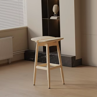 Modern Bar Chair 3d model