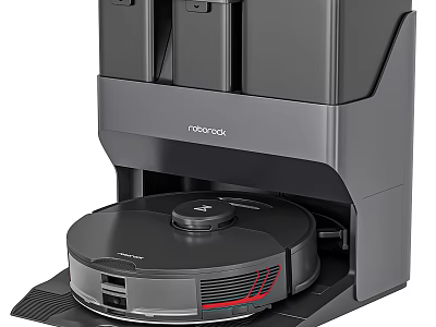 Roborock Smart Robot Vacuum Cleaner For Home Cleaning With Charging Station 3d model