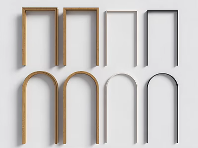 Modern Door Cover Pass Door Cave Arched Door Arched Door Arc Door Arc Pass 3d model