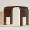 Log Stool Combination Shoe Changing Stool 3d model
