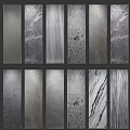 Decorative Wall Panels Showcasing Various Textures and Modern Design Styles 3d model