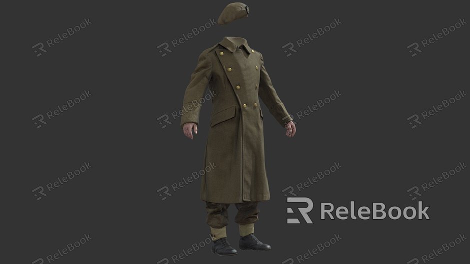 British Officer's Uniform model