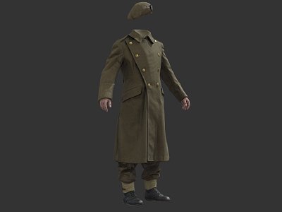 British Officer's Uniform model