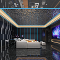 Modern KTV Singing Hall Dance Hall 3d model