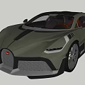 Super Run Bugatti 3d model