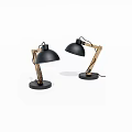 Old desk lamp 3d model
