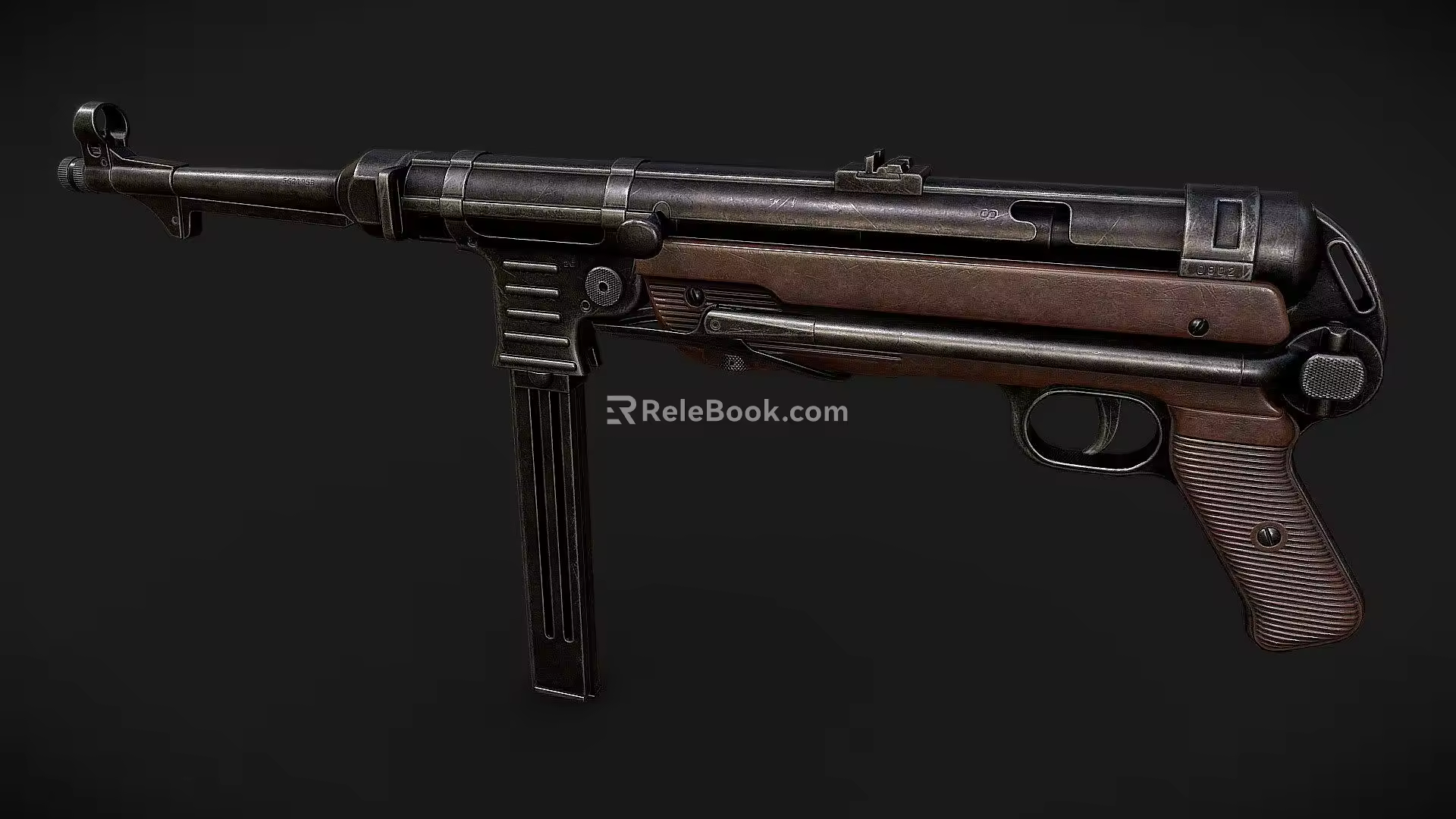 The MP40 gun 3d model