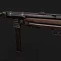 The MP40 gun 3d model