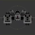 Sci Fi Spaceship Model With Detailed Engines Weapons And Gray White Exterior 3d model