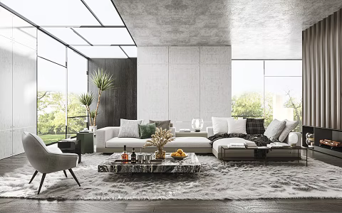 The Silent Living Room 3d model