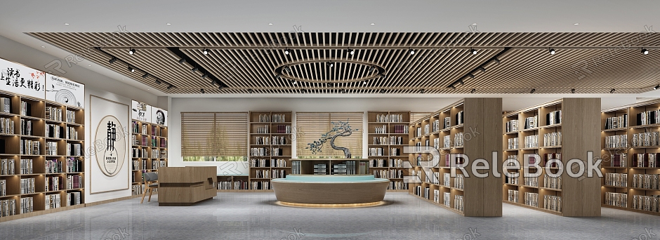 Library Reading Room model