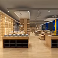 Modern store collection shop 3d model