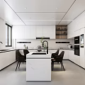 Modern Living Dining Room Interior With Large Sofa Coffee Table And Decorative Wall Art