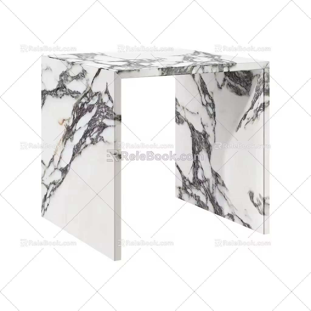 Side table 3d model