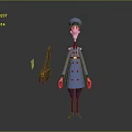 Postman Game Items 3d model