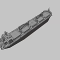 Cargo Ship With Red And Black Hull And Yellow Cranes For Maritime Transport