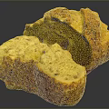 Golden Crusted Sliced Bread With Poppy Seeds And Soft Fluffy Interior