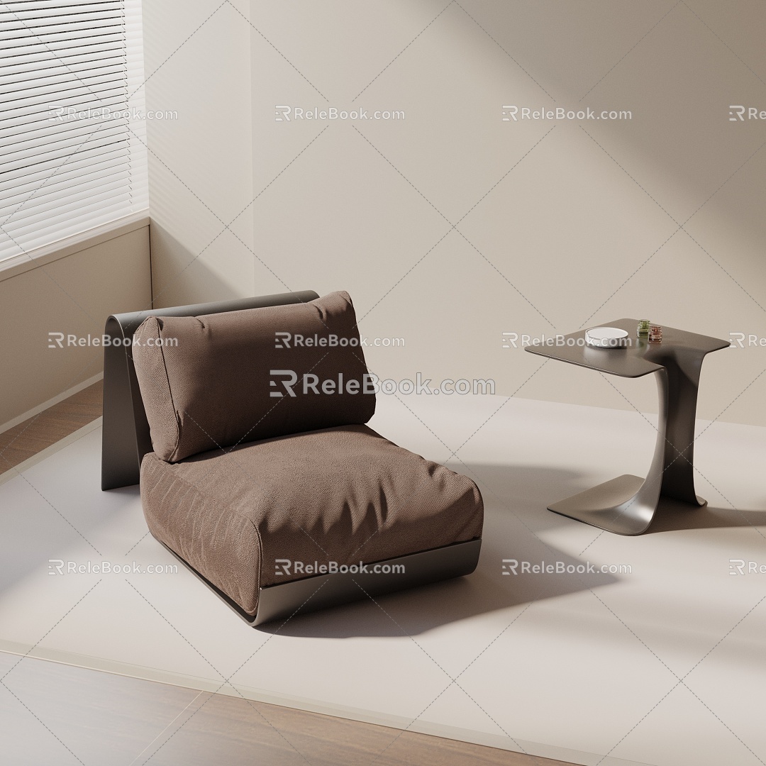 modern leisure chair 3d model