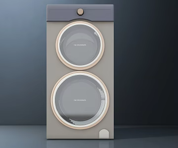 326 refrigerator, double open refrigerator, water machine, refrigerator, water heater, household appliances 3d model
