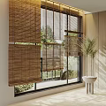 New Chinese-style roller shutter blinds 3d model