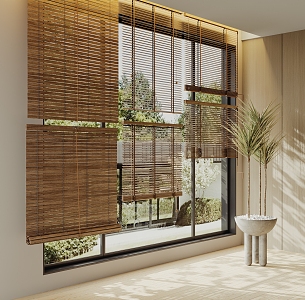 New Chinese-style roller shutter blinds 3d model