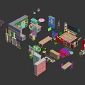 Modern Multi Room Furniture Collection Including Kitchen Cabinets Living Room Tables And Bedroom Beds