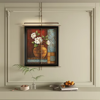 New Chinese Decorative Painting 3d model
