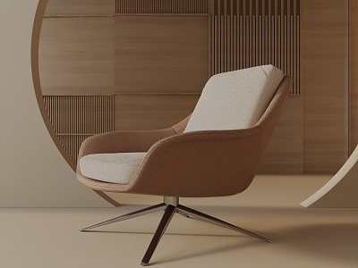 modern leisure chair 3d model