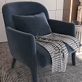 Modern single sofa single chair 3d model