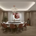 Modern private room large box 3d model