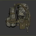Game Movie Character Tactical Camouflage Gear Collection With Vest Uniform And Backpack