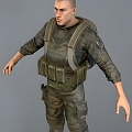 Soldier 3d model