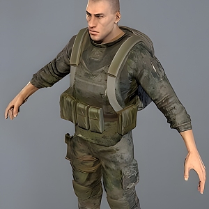 Soldier 3d model