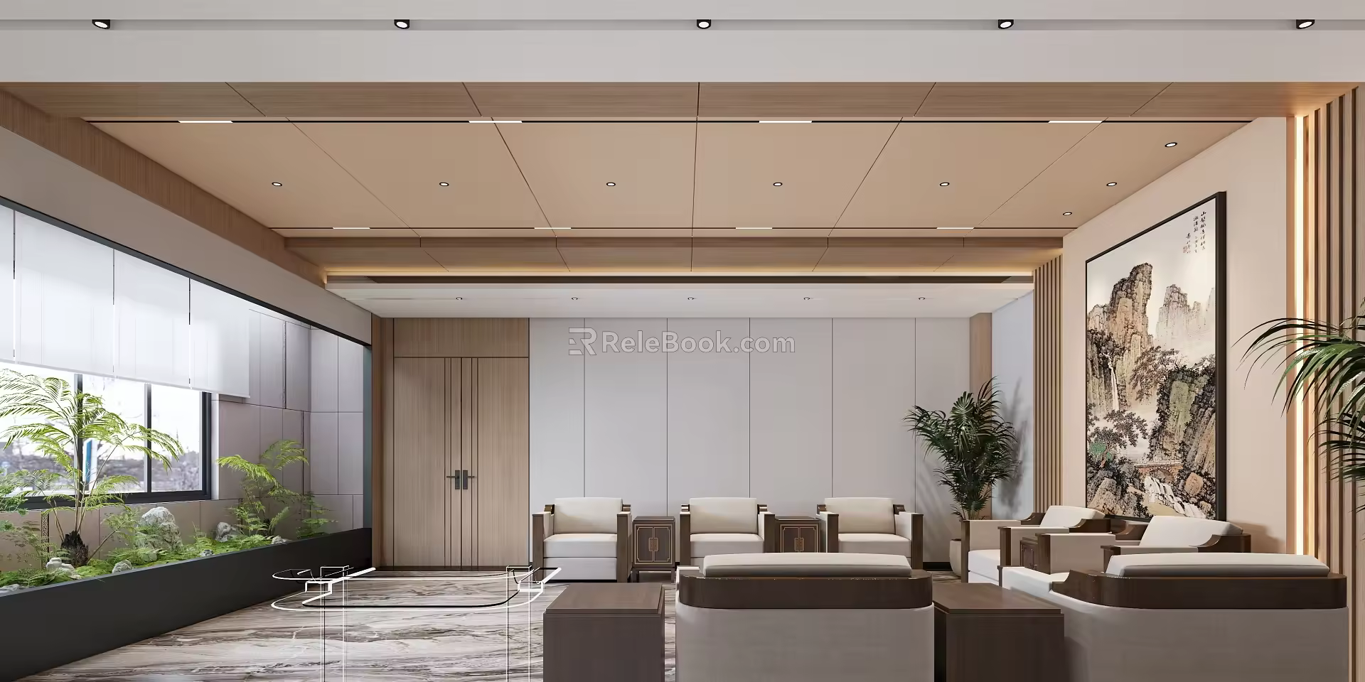 Reception Room 3d model