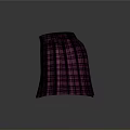 Trendy Stylish Pink Plaid Short Skirt Women's Fashionable Casual Outfit