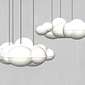Modern Chandelier Cloud Chandelier 3d model
