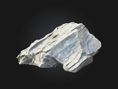White Textured Stone And Wood Materials For Interior Decor Projects 3d model